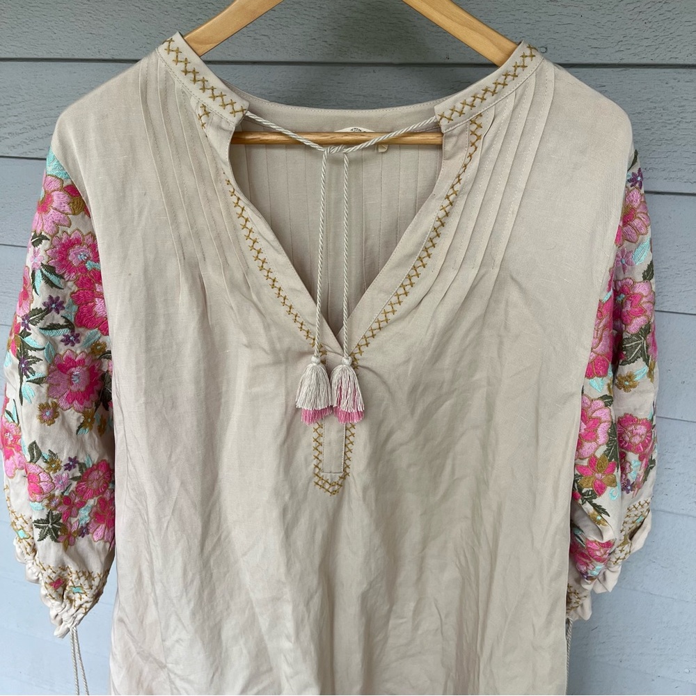 Spell & The Gypsy Embroidered Dress Cleo XL EUC - Picture 5 of 10